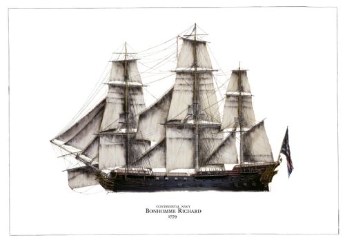 Continental Navy Bonhomme Richard 1779 by Tony Fernandes